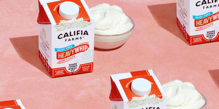 Califia Farms announced launch of Heavy Whip, a no-compromise dairy-free substitute for heavy whipping cream