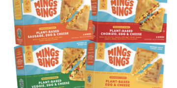 MingsBings™ and JUST Egg™ launch four new plant-based breakfast bing pockets