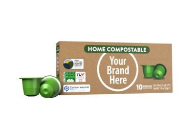 Smile Compostable Solutions® coffee pods compatible with Nespresso Original Brewers