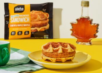 Alpha® Foods launches Chik’n & Maple Waffle Breakfast Sandwich