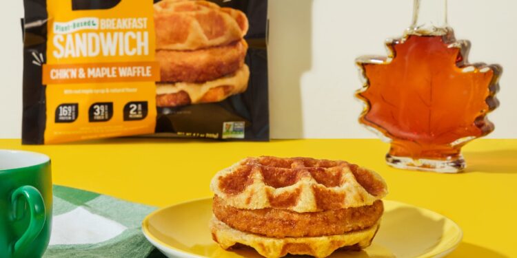 Alpha® Foods launches Chik’n & Maple Waffle Breakfast Sandwich