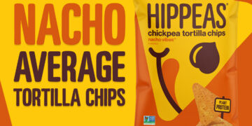 HIPPEAS introduces Nacho Vibes Chickpea Tortilla Chips