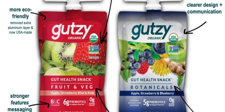 Gutzy Organic launches eco-friendly pouch