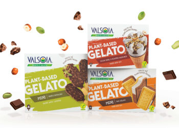 Plant-based Gelato flavours from Valsoia