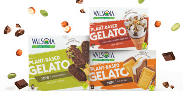 Plant-based Gelato flavours from Valsoia