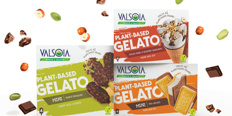 Plant-based Gelato flavours from Valsoia
