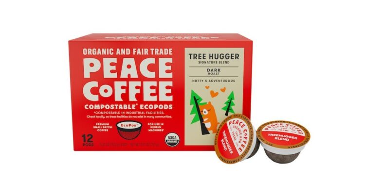 Peace Coffee introduces compostable EcoPods
