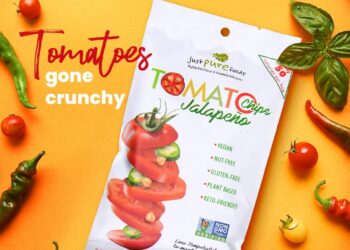 The new Highly Nutritious & Insanely Delicious™ Crunchy Tomato Chips from Just Pure Foods