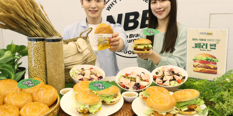 Shinsegae Food to debut 100% plant-based burger at No Brand Burger Stores