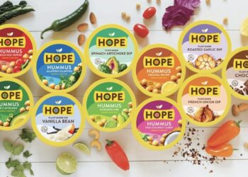 Hope Foods unveils organic hummus line with added functional benefits and plastic neutral certification