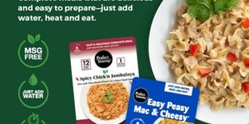 Protein-rich quick serve meals