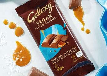 New Salted Caramel bar joins Galaxy Vegan lineup