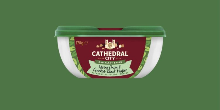 Cathedral City unveils its first flavoured plant-based soft cheese