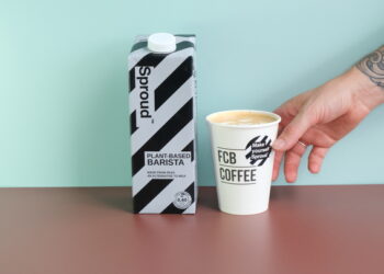 FCB Coffee switches to Sproud, plant-based milk with the lowest carbon emission