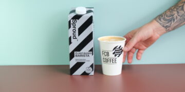 FCB Coffee switches to Sproud, plant-based milk with the lowest carbon emission