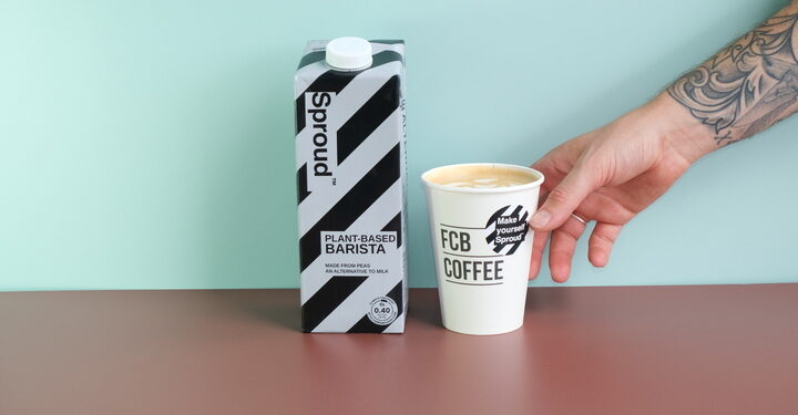 FCB Coffee switches to Sproud, plant-based milk with the lowest carbon emission
