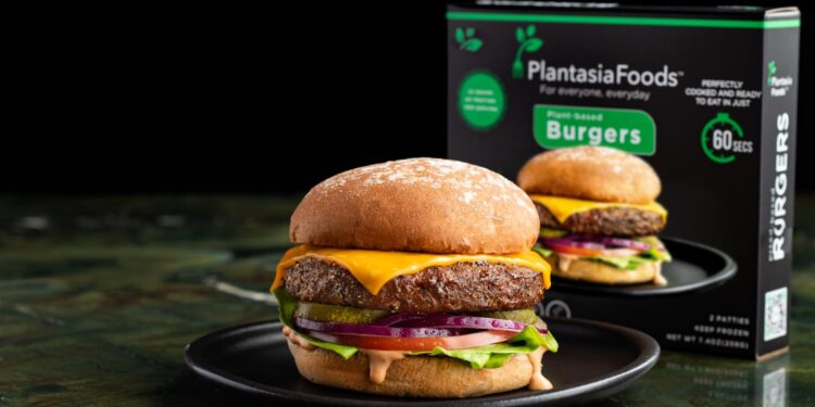 Plantasia Foods introduces pea protein-based plant-based burger
