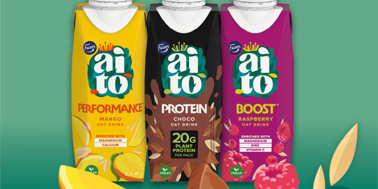The new functional Fazer Aito oat drinks contain nutrients and protein that support well-being