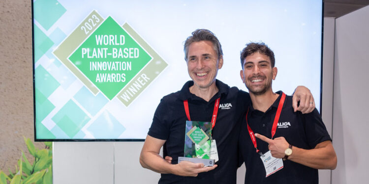 Aliga Microalgae wins prestigious “World Plant Based Innovation Award 2023” for its groundbreaking White Chlorella Ingredient