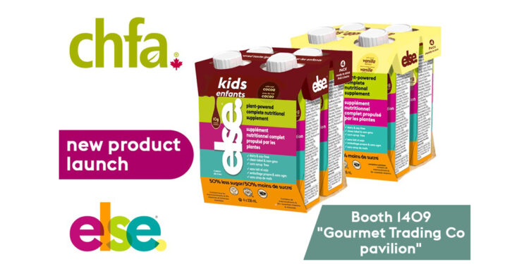 Else set to revolutionize the Canadian Kids Nutrition Market with Canada’s first whole plant based ready-to-drink kids shakes