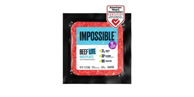 Impossible Foods’ Beef Lite1 now certified by American Heart Association Heart-Check Food Certification Program