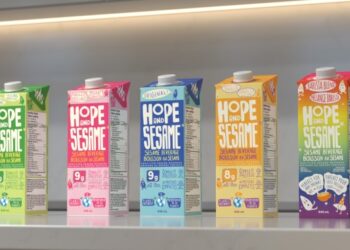 Planting Hope’s Hope and Sesame® Sesamemilk has the lowest water usage across dairy and plant milks, per life cycle assessment with Planet FWD