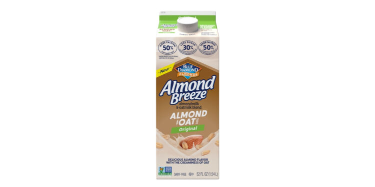 Blue Diamond introduces Almond Breeze® Original Almond & Oat Blend: a delicious and nutritious dairy-free milk option