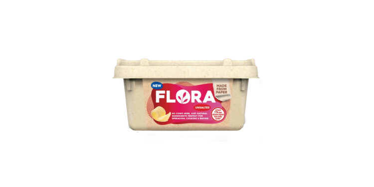 Upfield launches world’s first plastic-free, recyclable tub for its plant butters and spreads