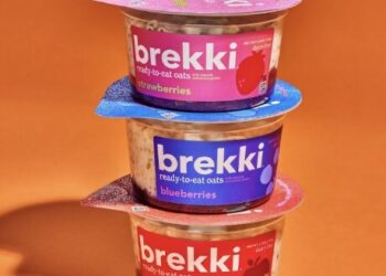 brekki launches plant-based and gluten-free overnight oats in five delicious flavors