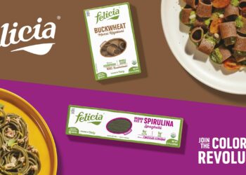 Felicia debuts Spirulina Spaghetti, Buckwheat Rigatoni and other nutritional pasta alternatives at Natural Products Expo West