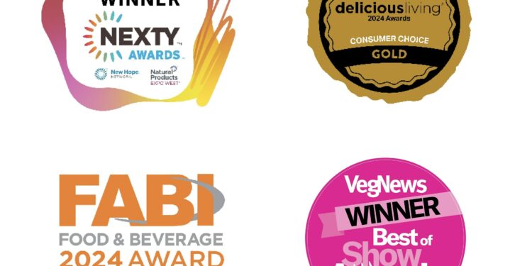 Konscious Foods Garners Multiple Awards in 2024 for its Plant-based Foods, Innovations and Products