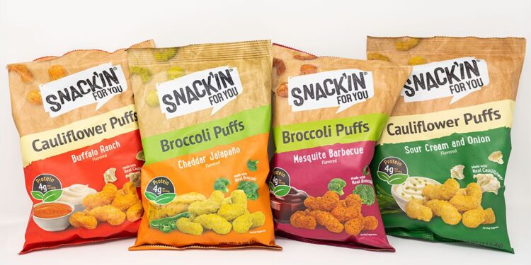 Snack’in For You debuts Better-for-You Veggie Puffs at Expo West