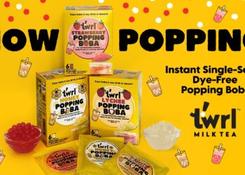 Twrl Milk Tea launches first single-serve, plant-based popping boba: A dye-free innovation redefining the at-home boba tea experience