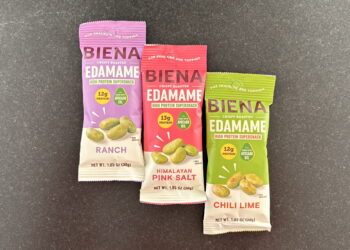 Biena’s New Crispy Edamame Delivers More Protein Than Nuts and Eggs