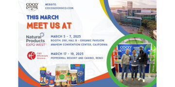 CocoGoodsCo greeting in Natural Products Expo West 2025 and C&S Trade Show 2025