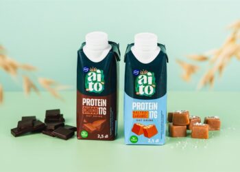 New plant-based Fazer Aito Salted Caramel and Choco protein drinks now in stores